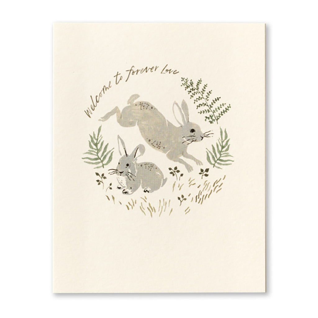 Welcome to Forever Love. Baby Card