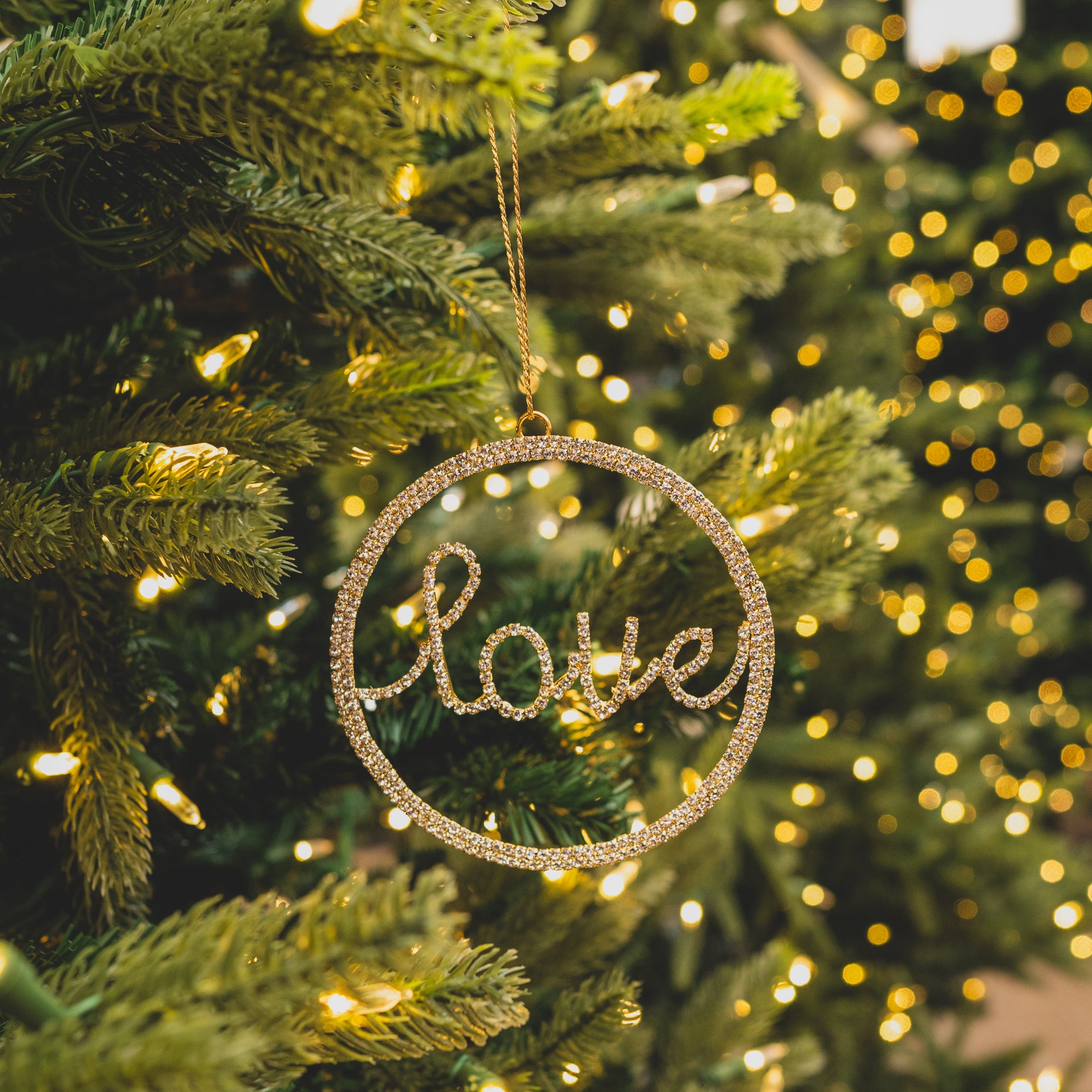 Love Gem Ornament Metallic