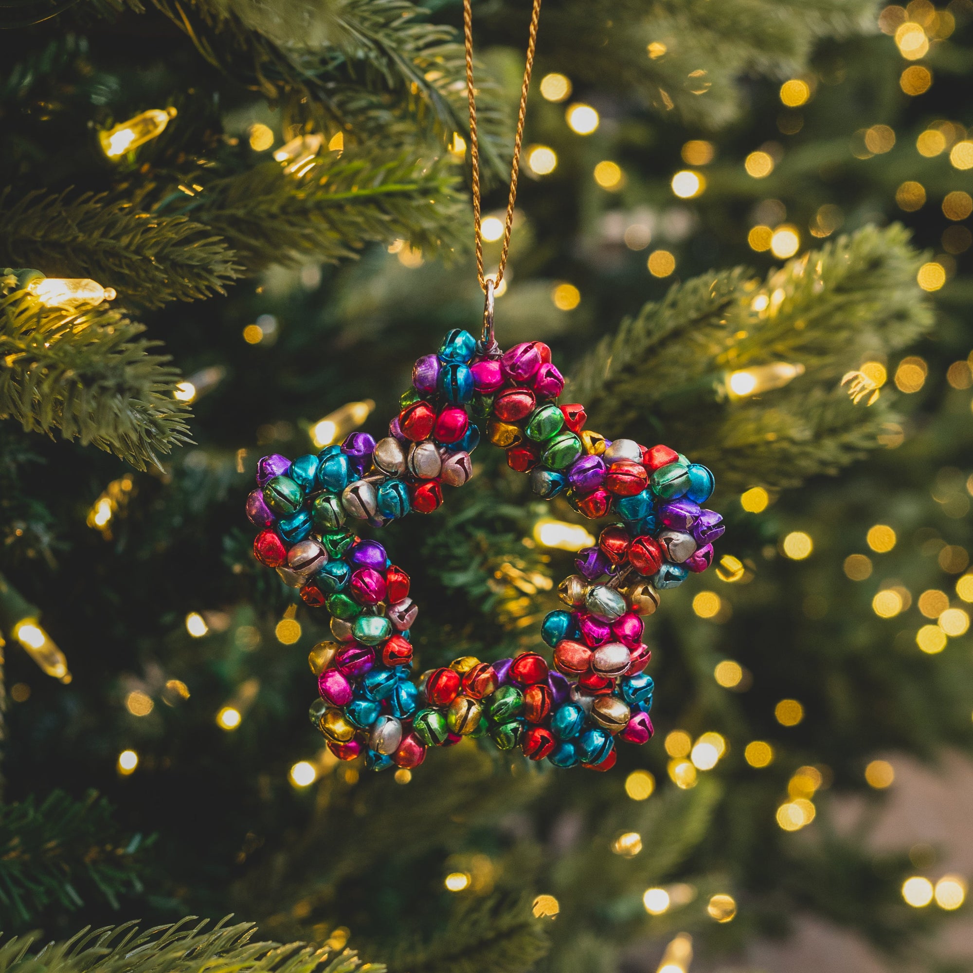 Jingle Star Ornament Multi