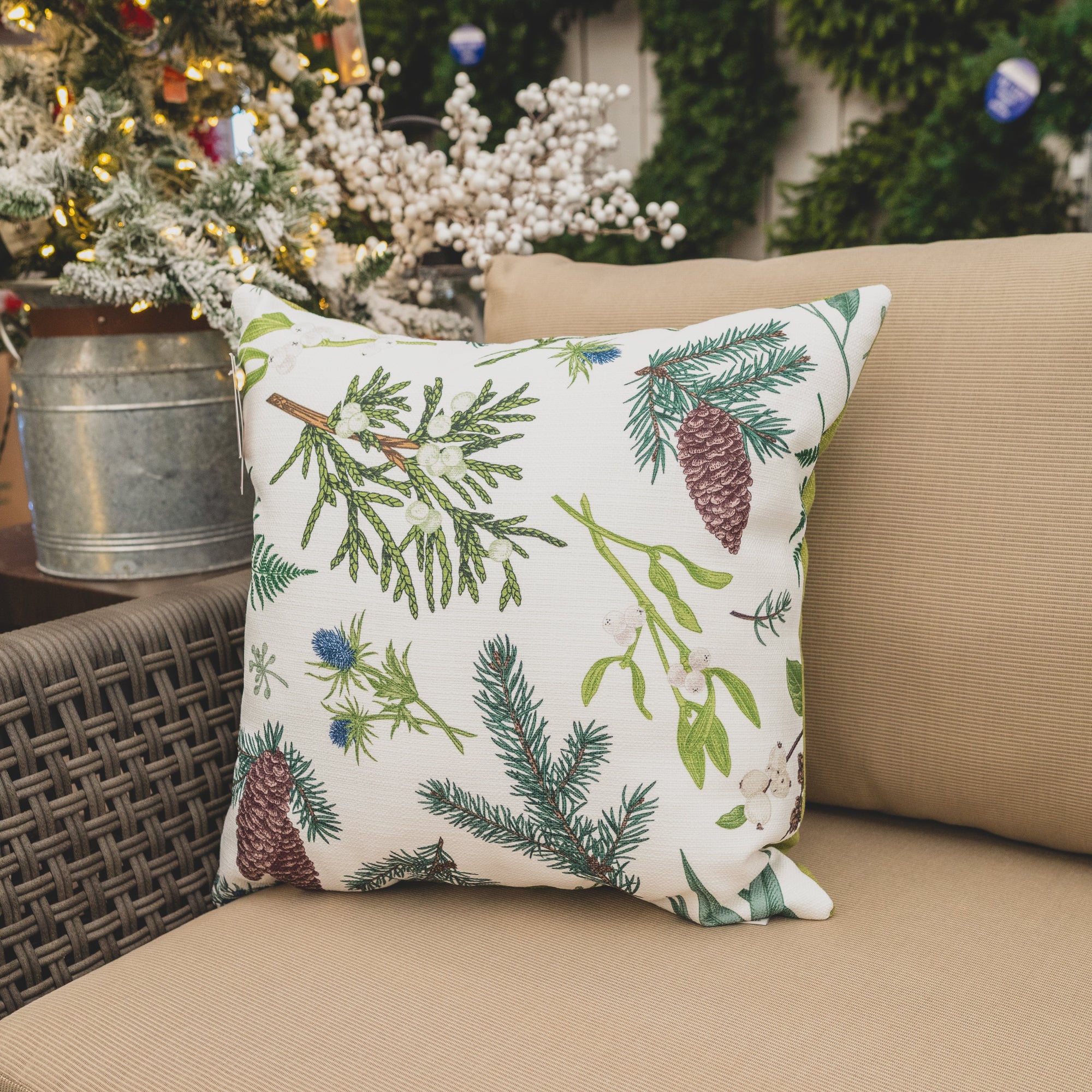 Forest Evergreens Pillow 18X18