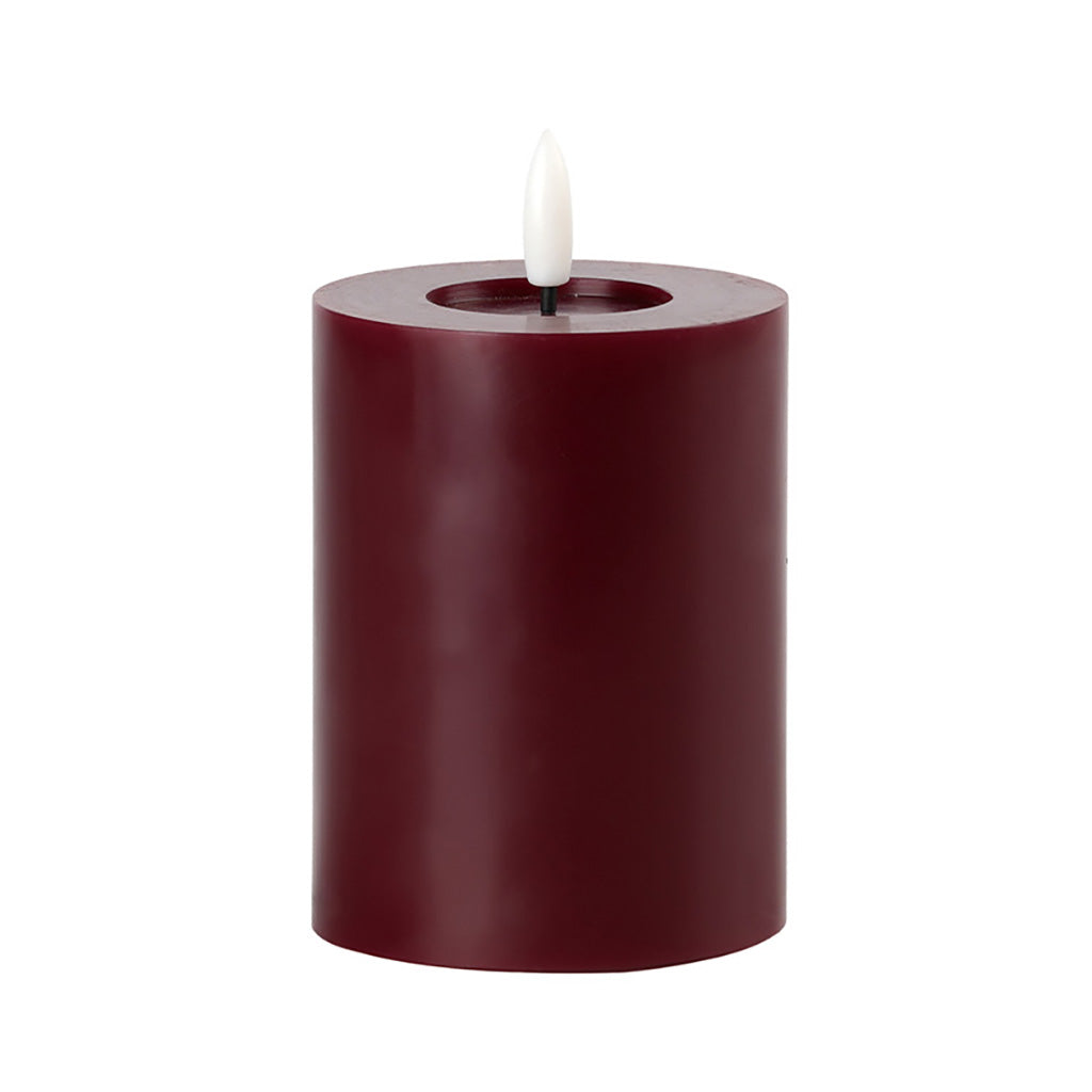 Wine Red LED Candle