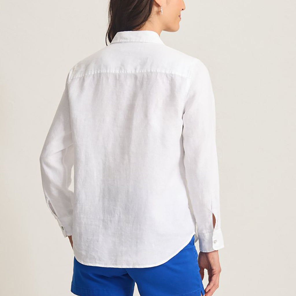 "Tommy Bahama" Coastalina Relaxed Long Sleeve Shirt White