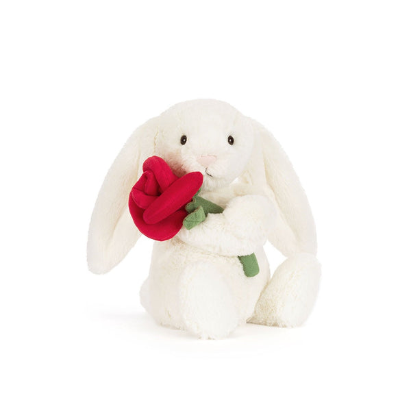 Cream Bunny With Rose - Sheridan Nurseries