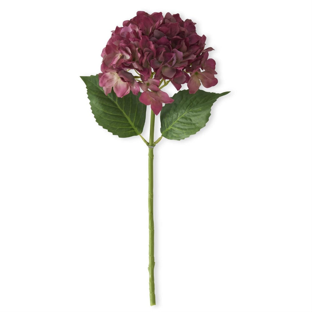 Real Touch Hydrangea Spray 20" Purple Green