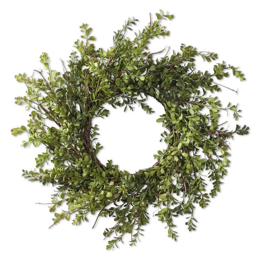 Real Touch Boxwood Wreath 24"
