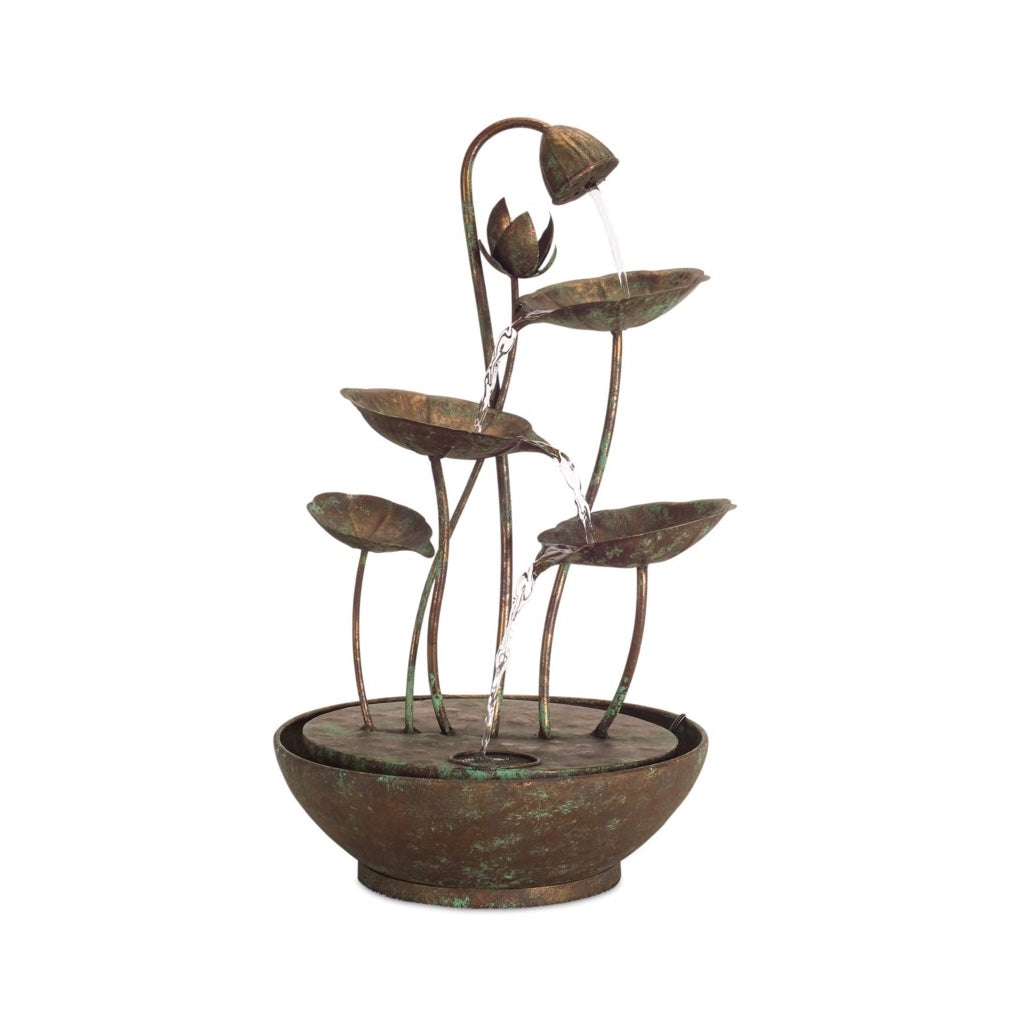 Lotus Leaf Iron Fountain