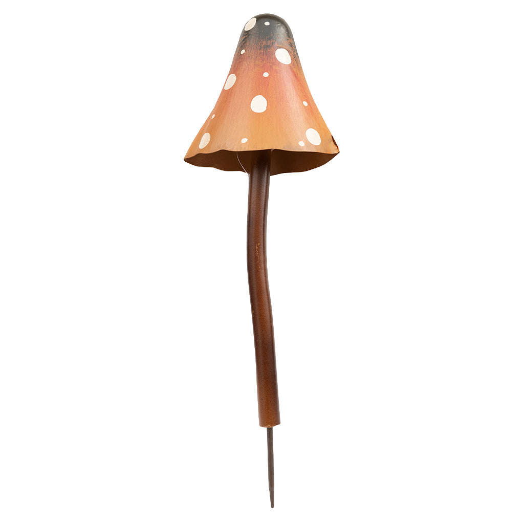 Mushroom Garden Stake Iron