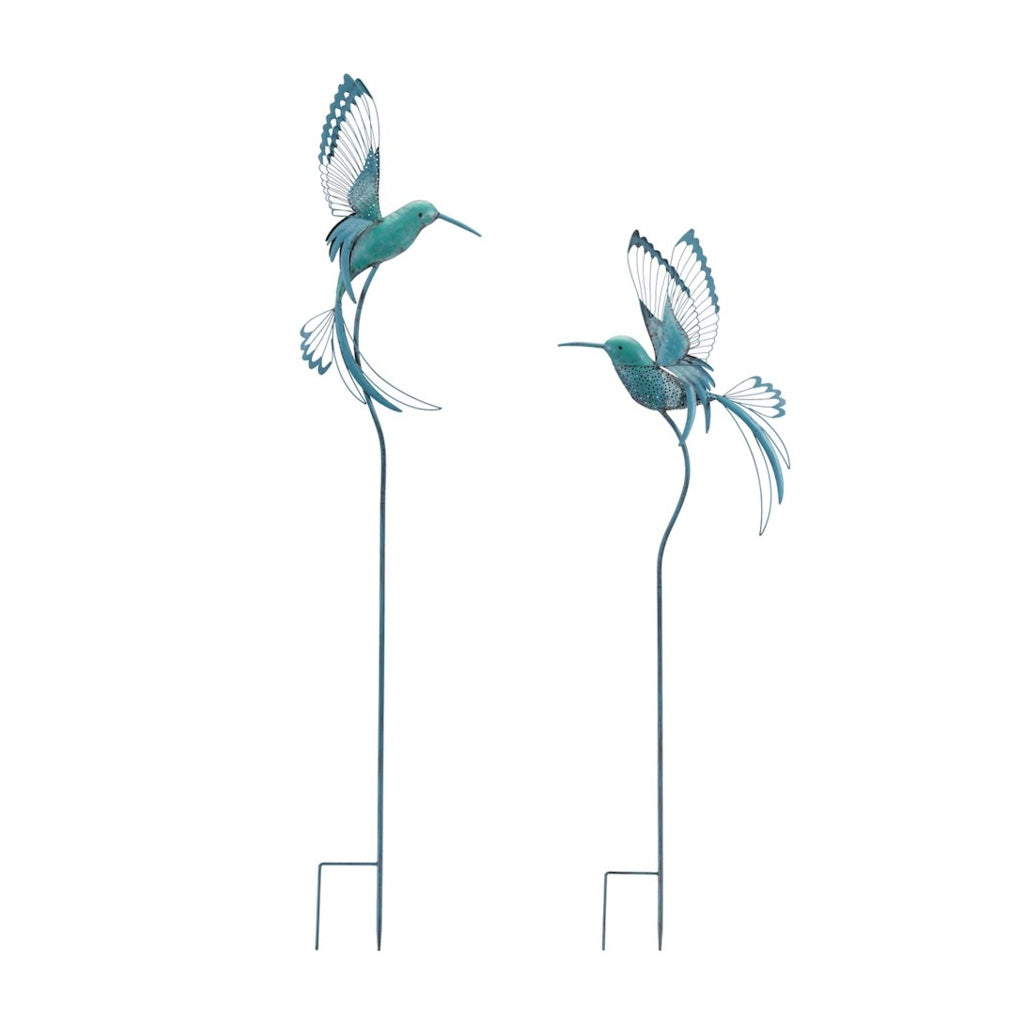 Hummingbird Garden Stake