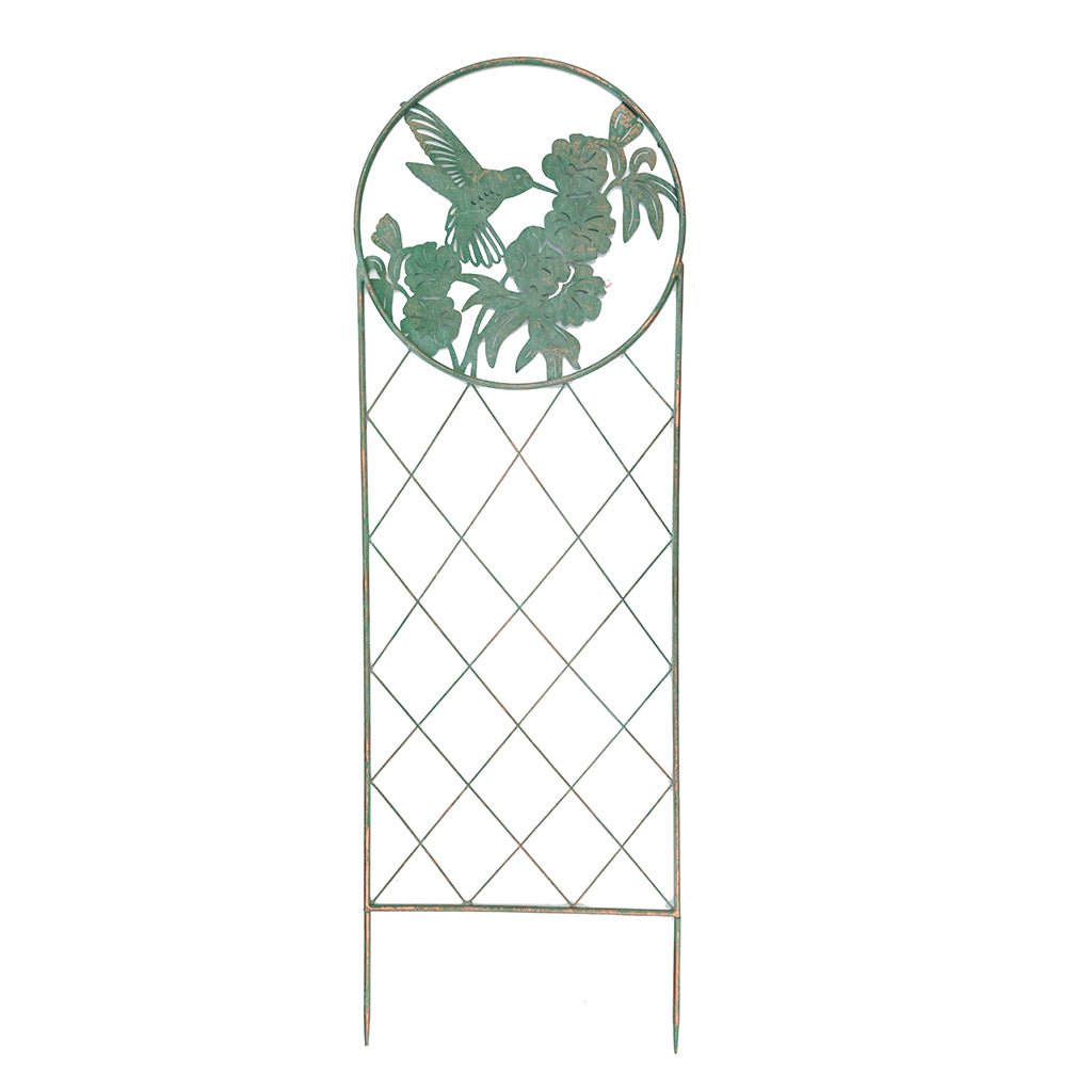 Trellis with Hummingbird