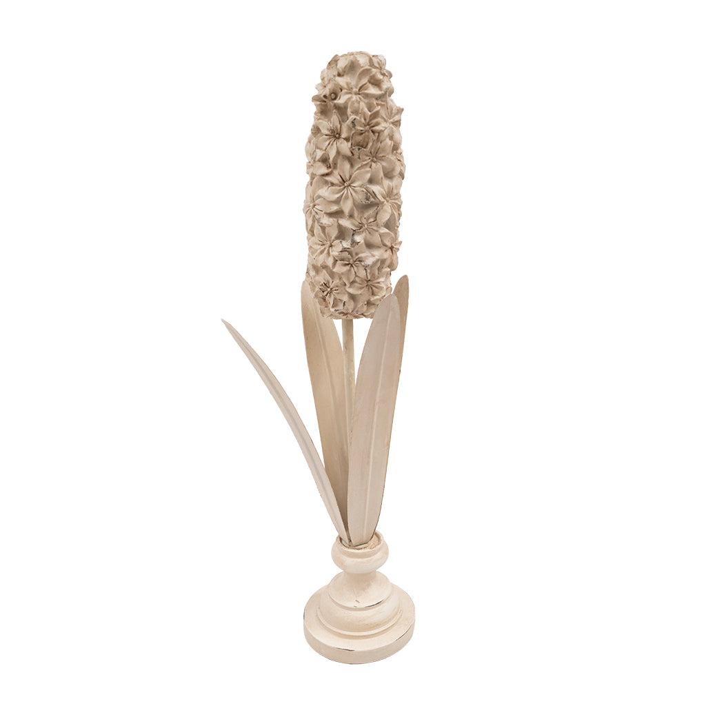 Antique Floral Pedestal Sculptures