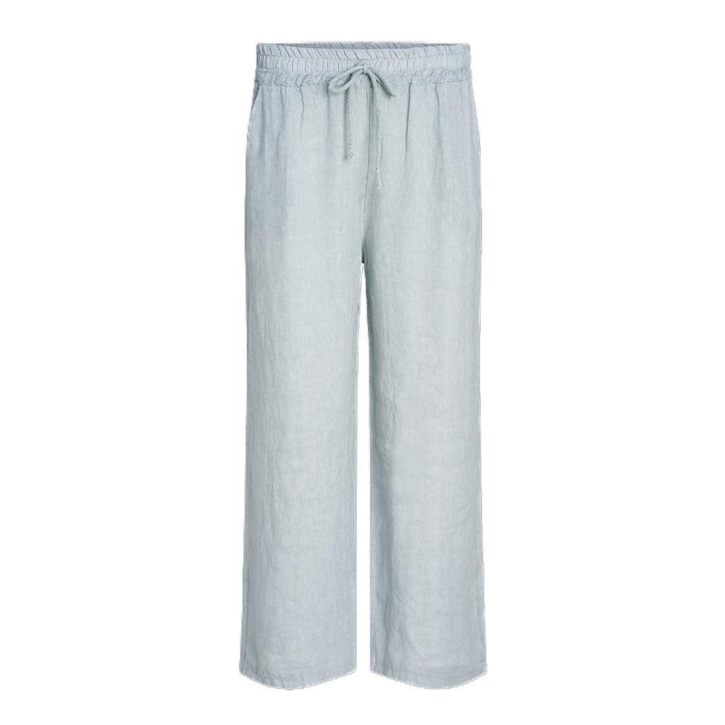 Woven Pull-On Straight Leg Pant Fog