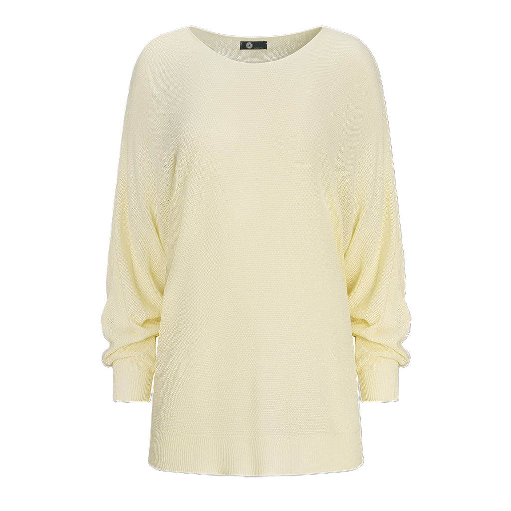 Knit Long Sleeve Sweater Lemonade