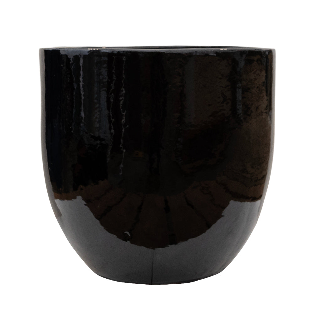 Verona Planter Shiny Black