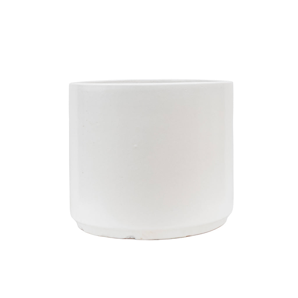 Sleek Planter Matte White