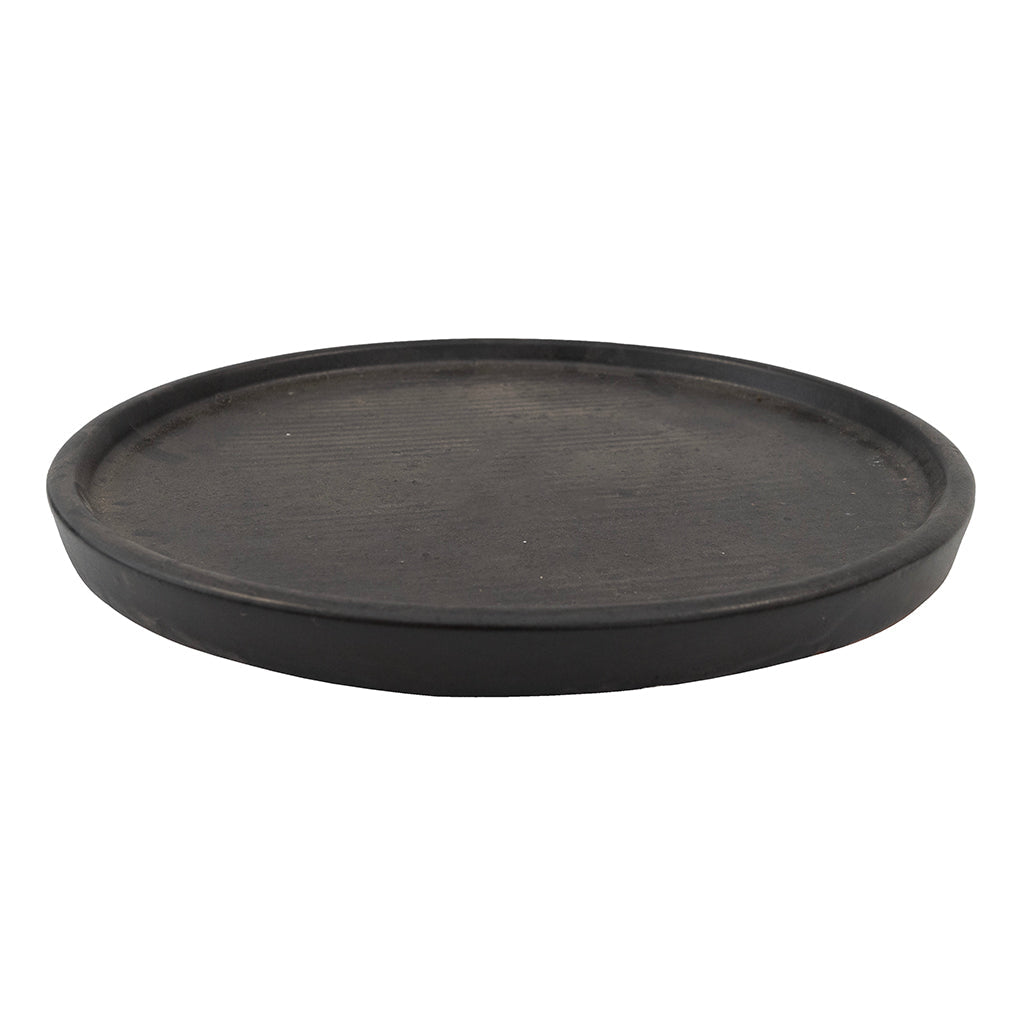 Sleek Saucer Matte Black