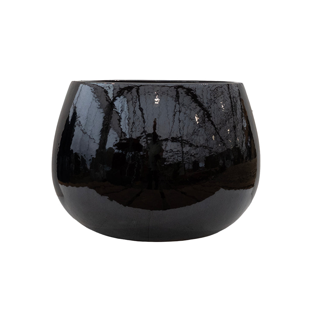 Cloud Planter Shiny Black