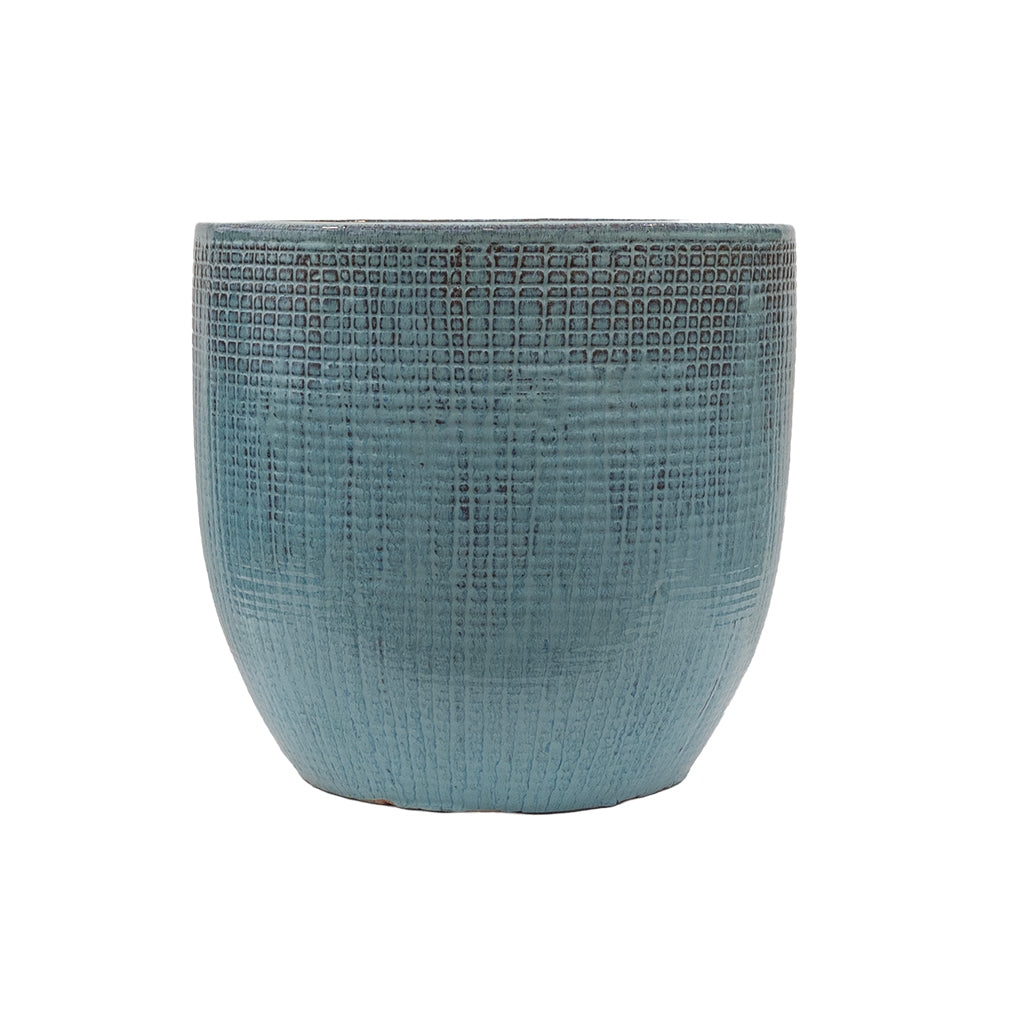Ridge Planter Light Blue