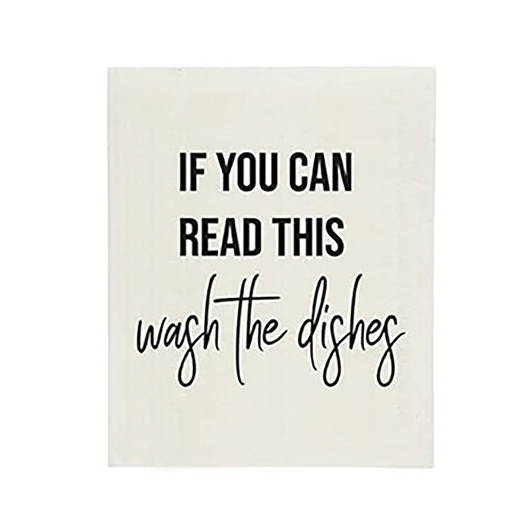 If You Can Read This… Sponge Cloth