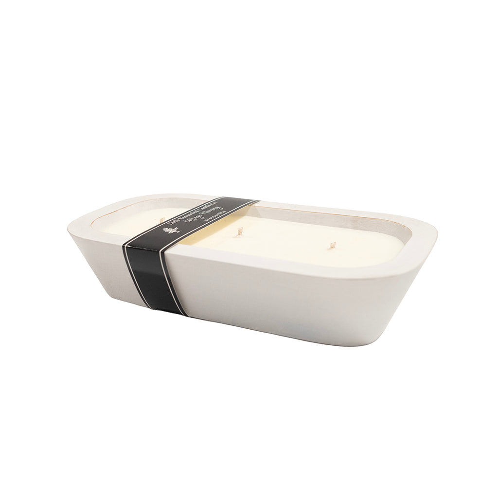 Cottage Morning 3-Wick Bowl White