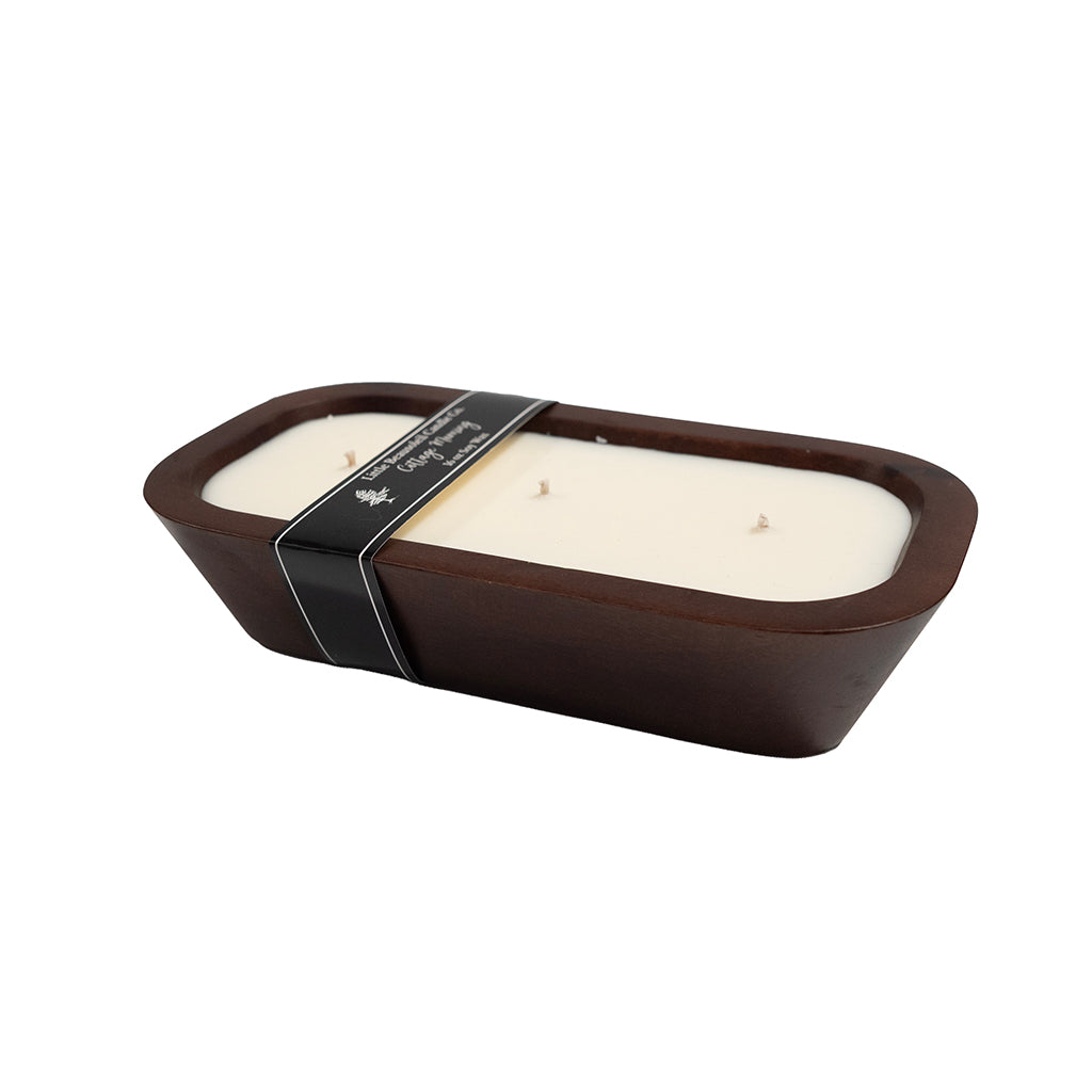 Cottage Morning 3-Wick Bowl Brown