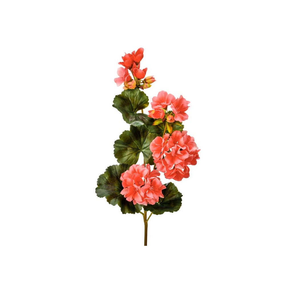 Just Cut Geranium Spray 26.5" Salmon