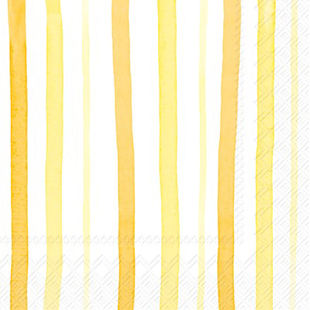 Happy Stripes Yellow Lunch Napkin