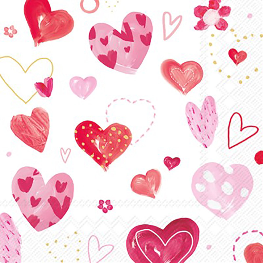 Joyful Hearts Lunch Napkin