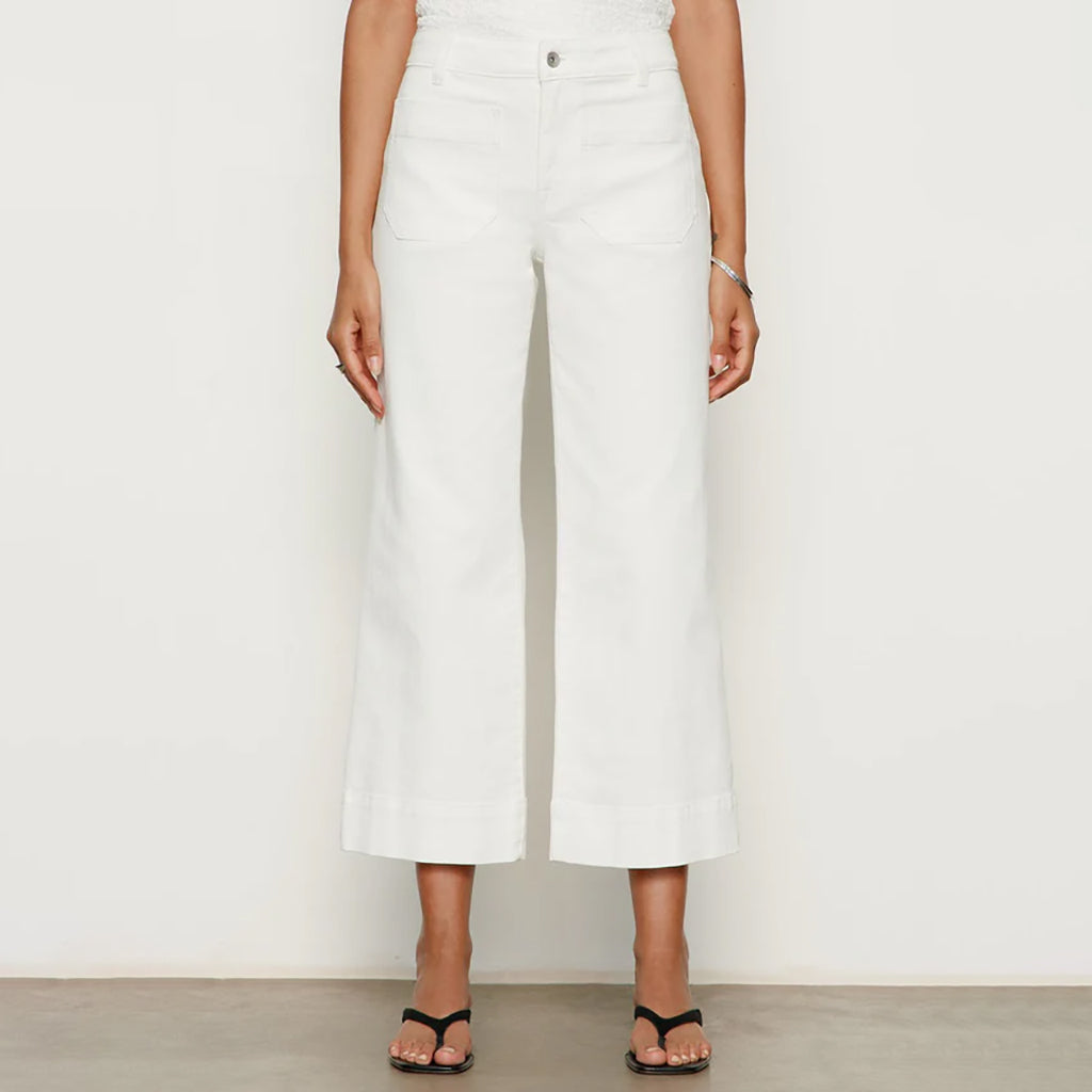 The Marine Jean Bleached White