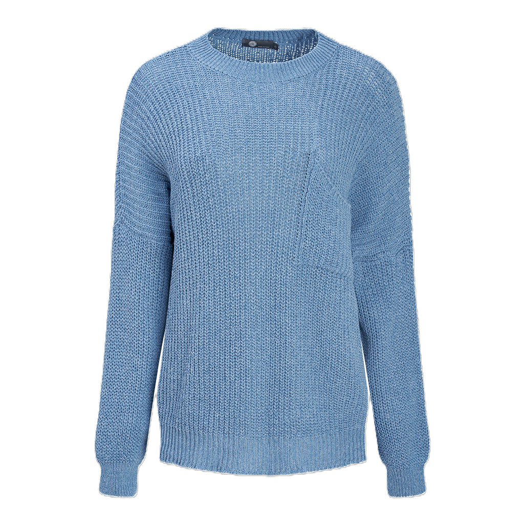 Knit Crew Neck Sweater Marine