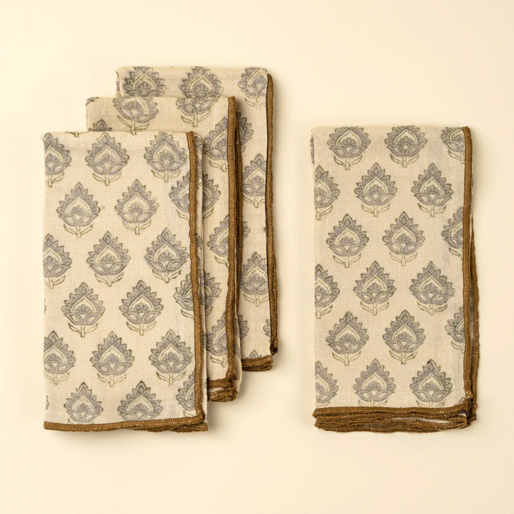 Ritika Block Print Napkins set of 4