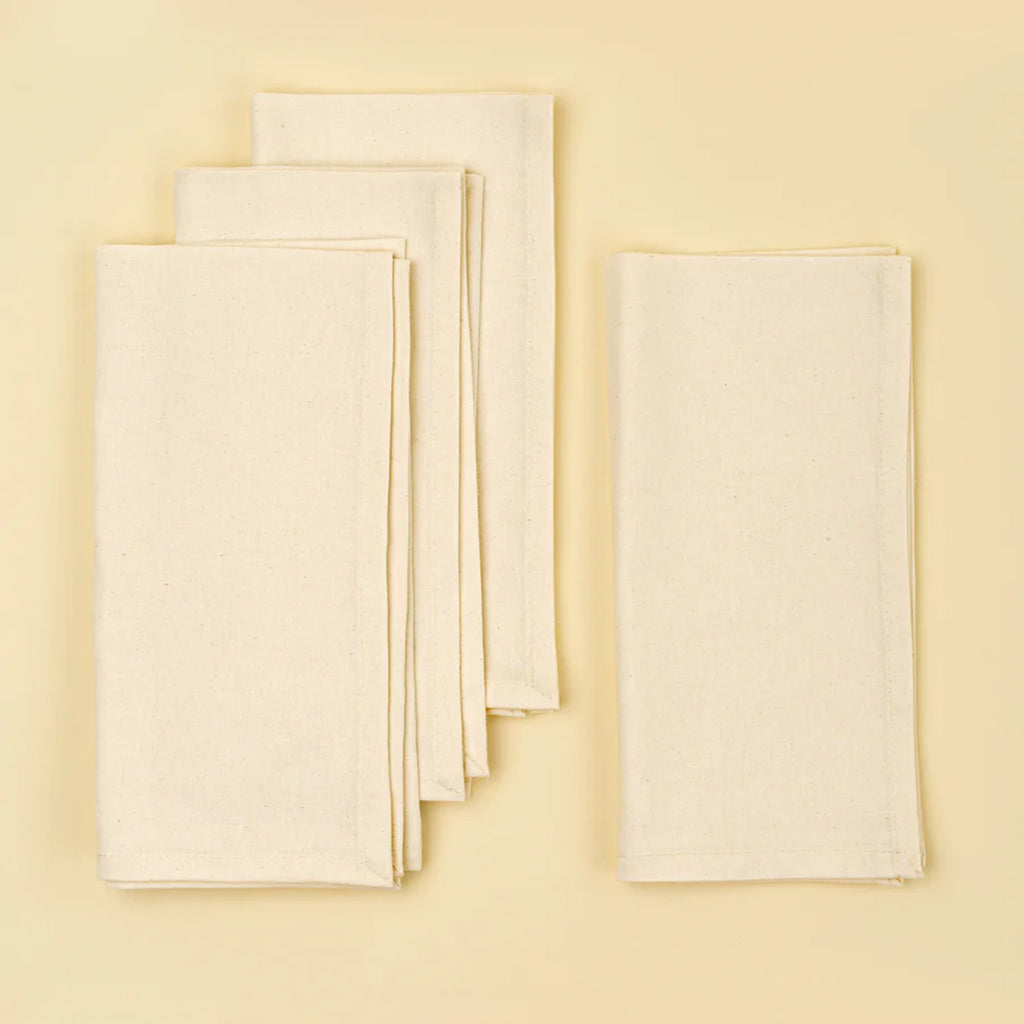 Calla Cotton Napkins set of 4 Ivory