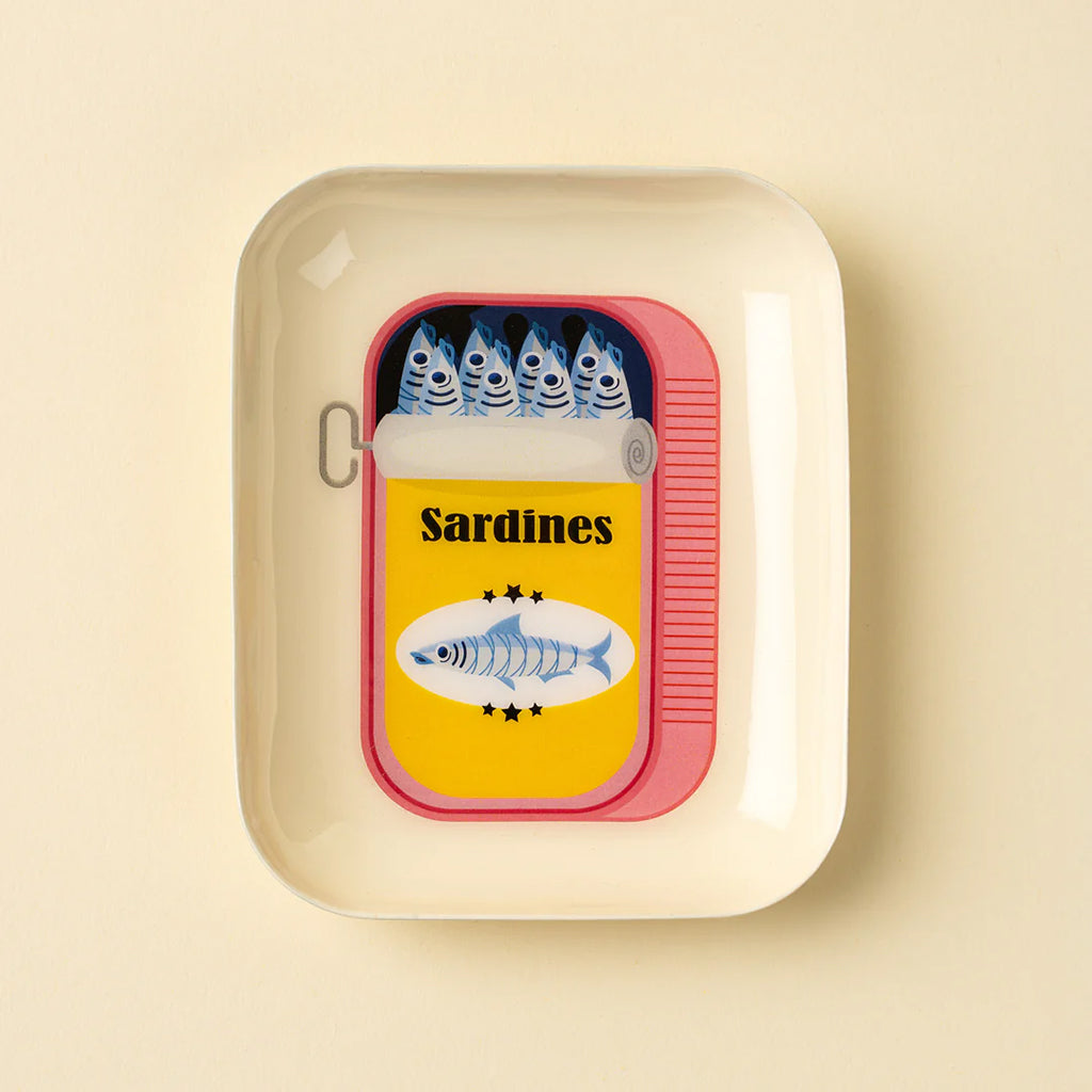 Sardines Decorative Enameled Tray