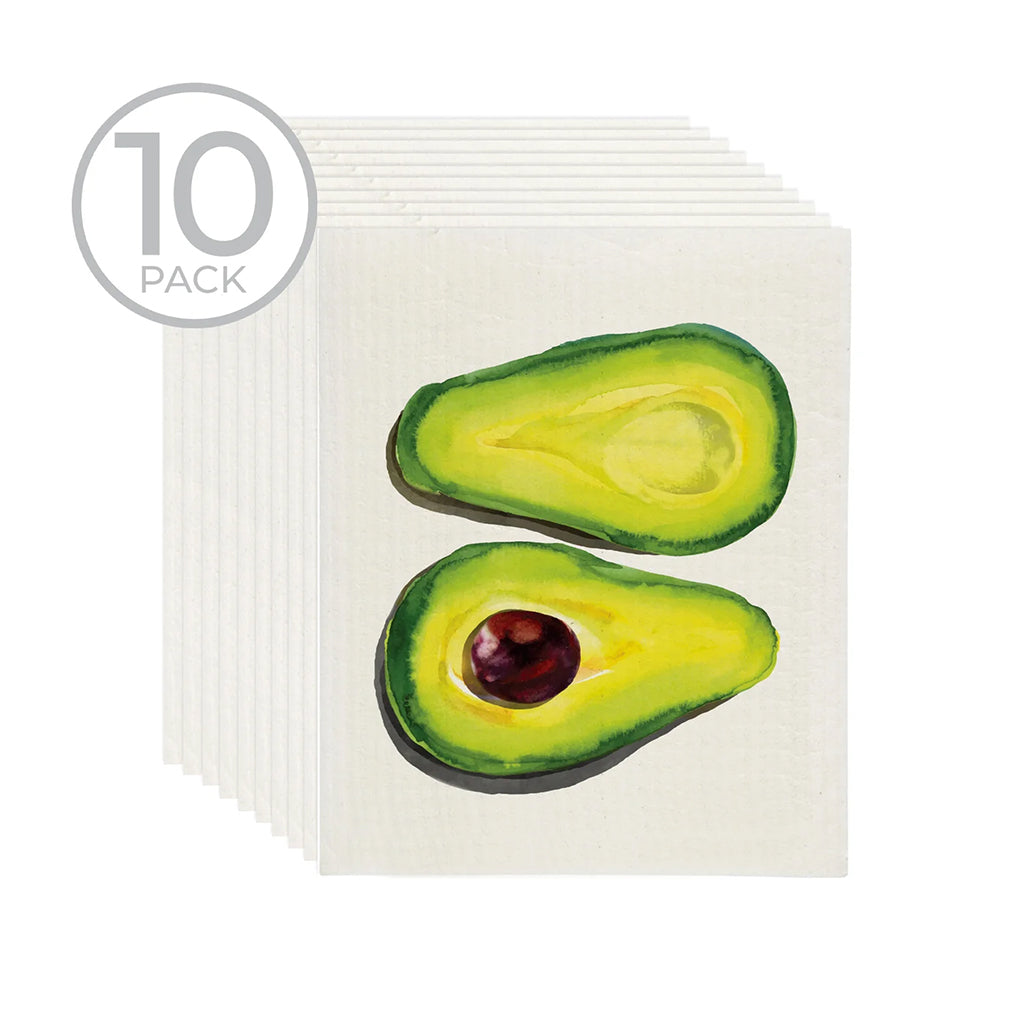 Avocado Sponge Cloth pk10