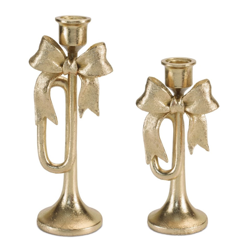 Bow Taper Candle Holder