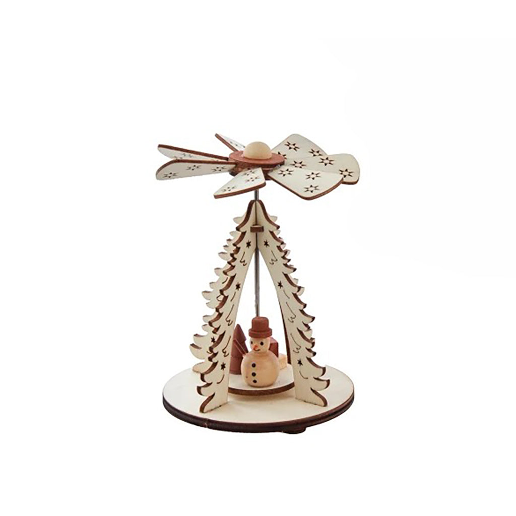 Tree with Snowman Table Piece