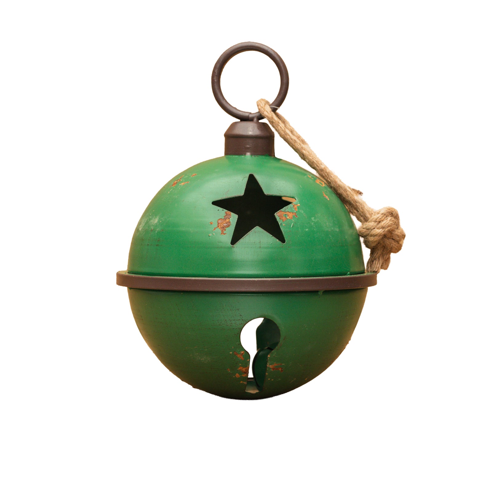Green Metal Bell Ornament
