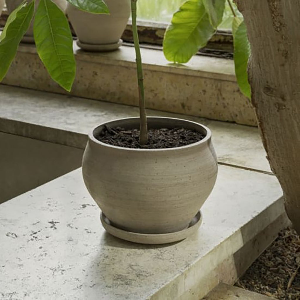 Delphi Low Pot 9.4" Grey