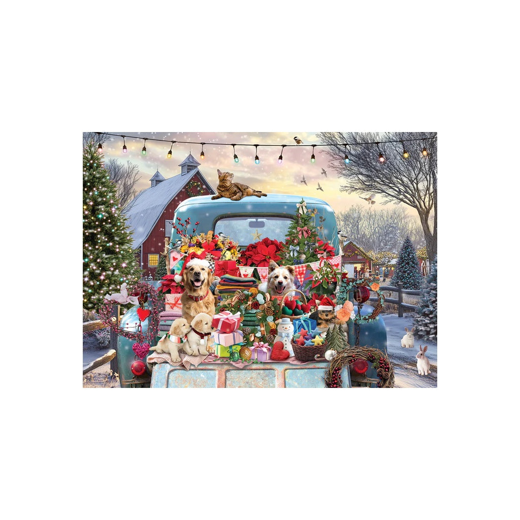 Country Truck in Winter 500pc Puzzle