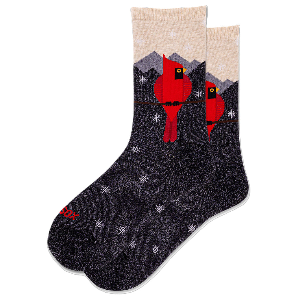 Metallic Cardinal Women's Hot Sox
