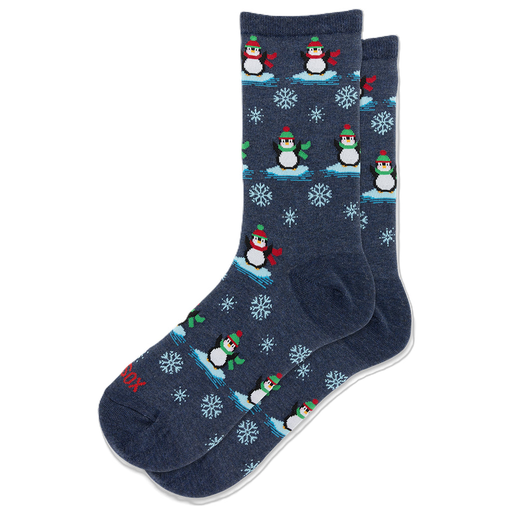 Christmas Penguins Women's Hot Sox