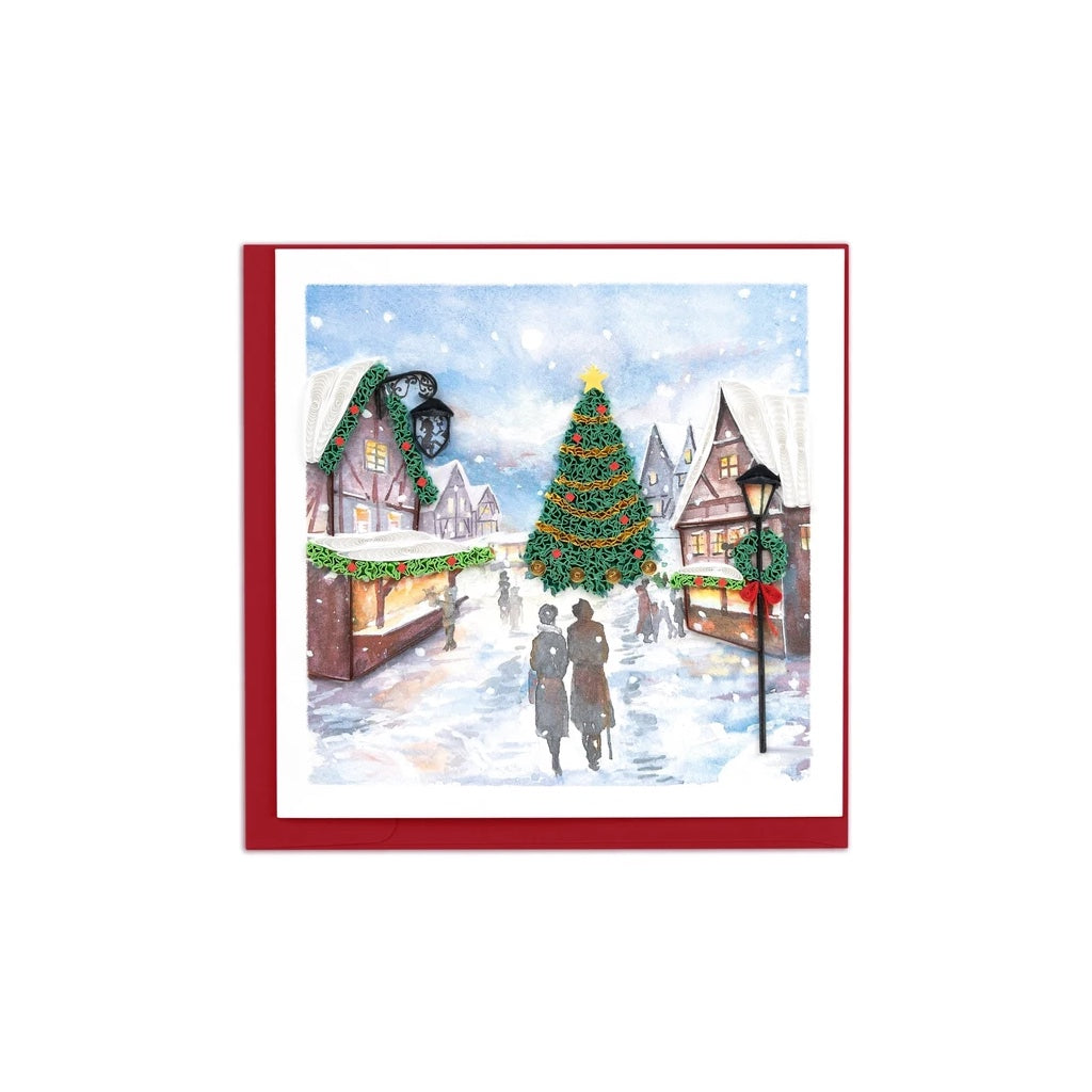 Holiday Market Quilling Card