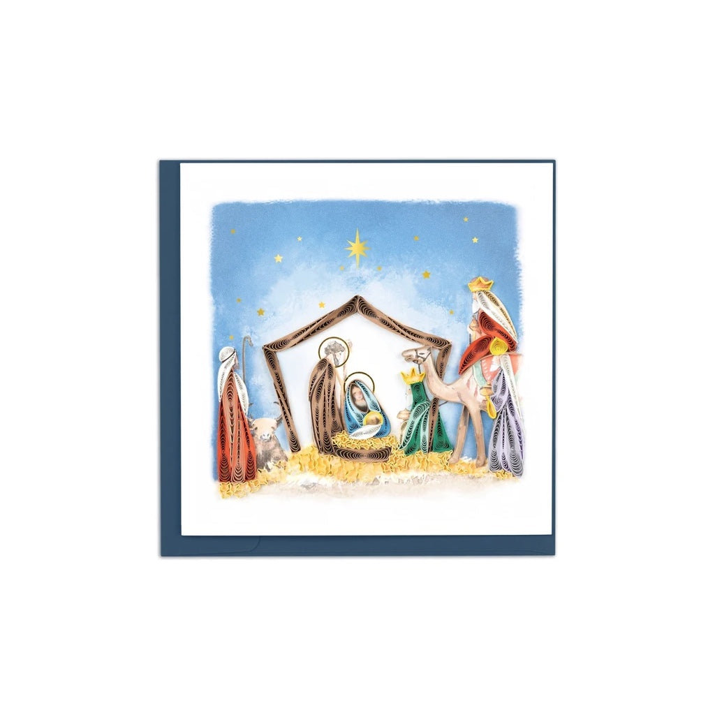Nativity Scene Quilling Card