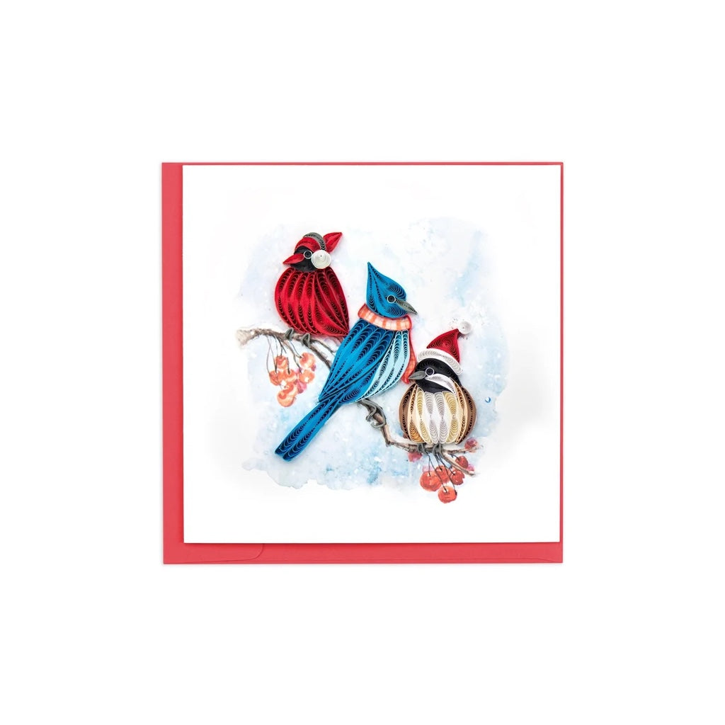 Snowbirds Quilling Card