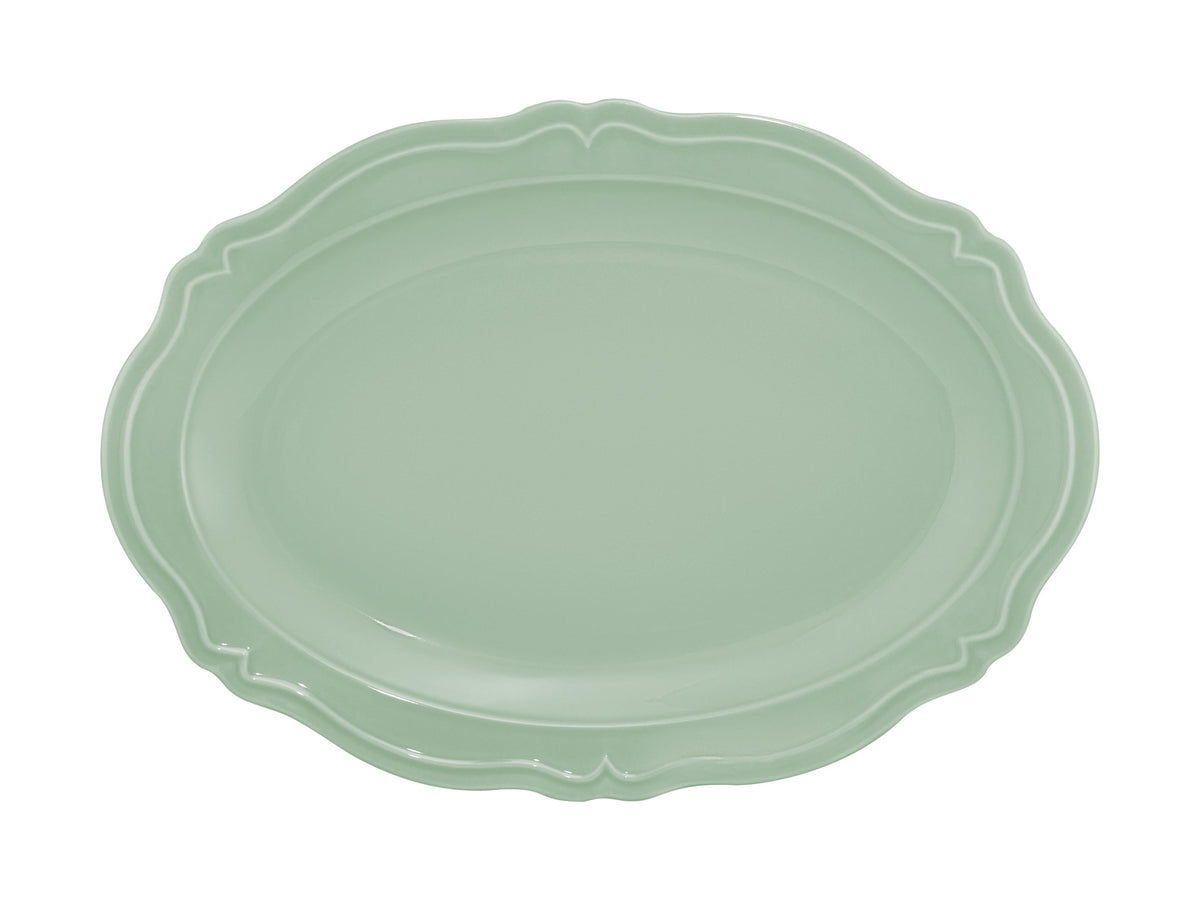 Florence Sage Oval Platter 35cm