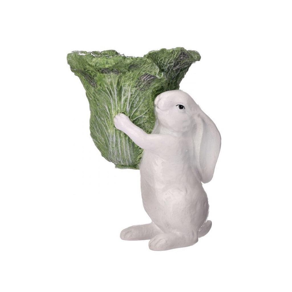 Bunny Carrying Cabbage 6.5"