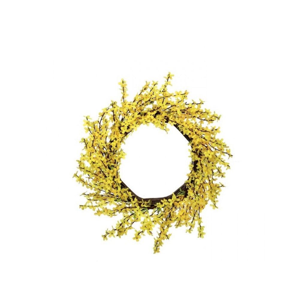 Wild Forsythia Wreath 22"