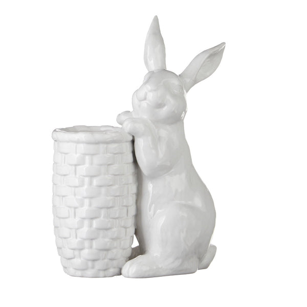 Rabbit Bud Vase 9.75