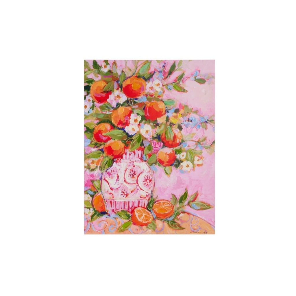 Citrus Orange Bouquet Wall Art 23.5In