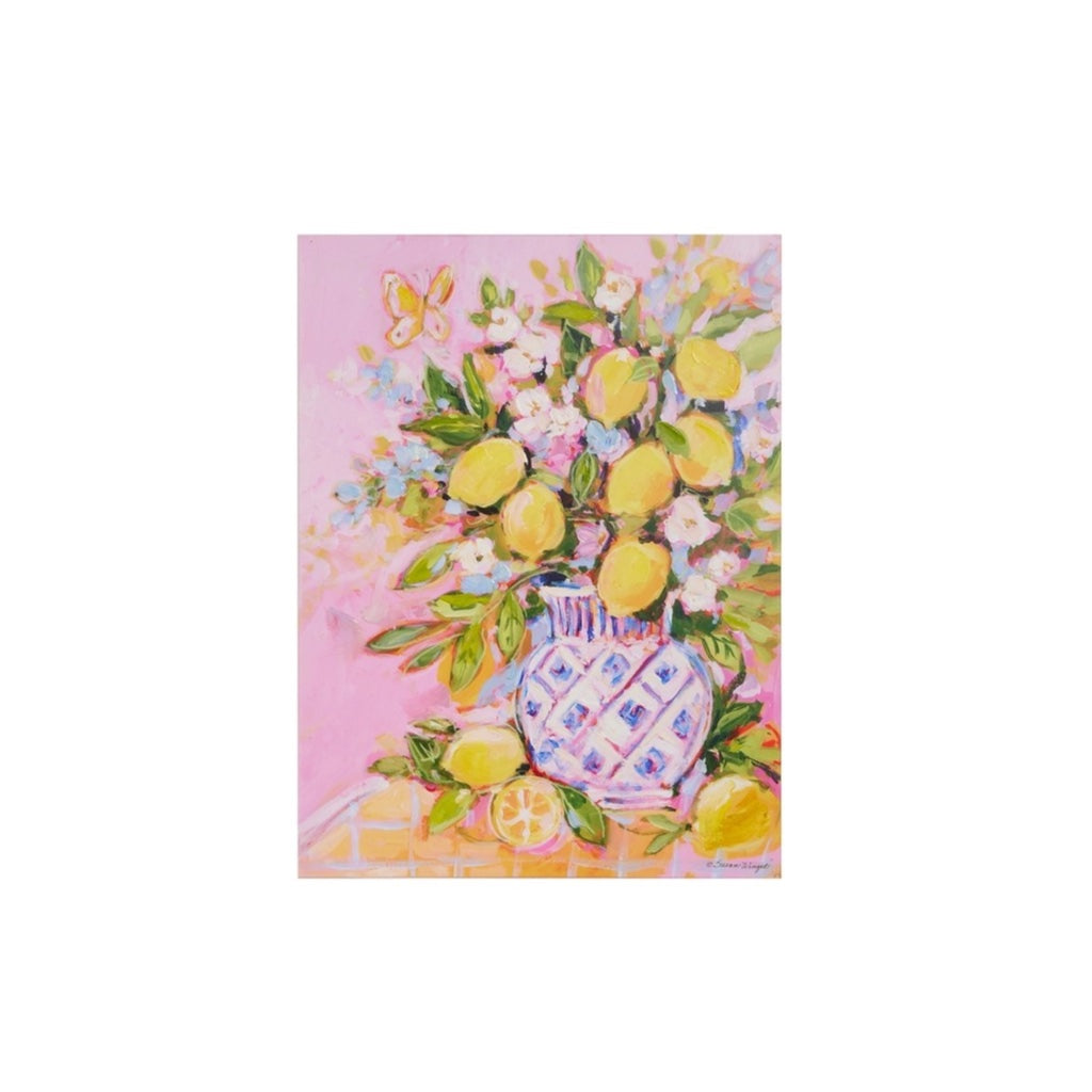 Citrus Lemon Bouquet Wall Art 23.5In