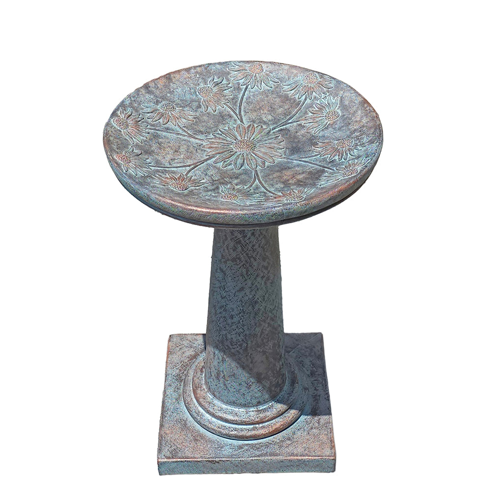 Wild Flower Birdbath